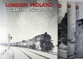 Book cover of London Midland Steam in Action  by BLAKE, W.A. 